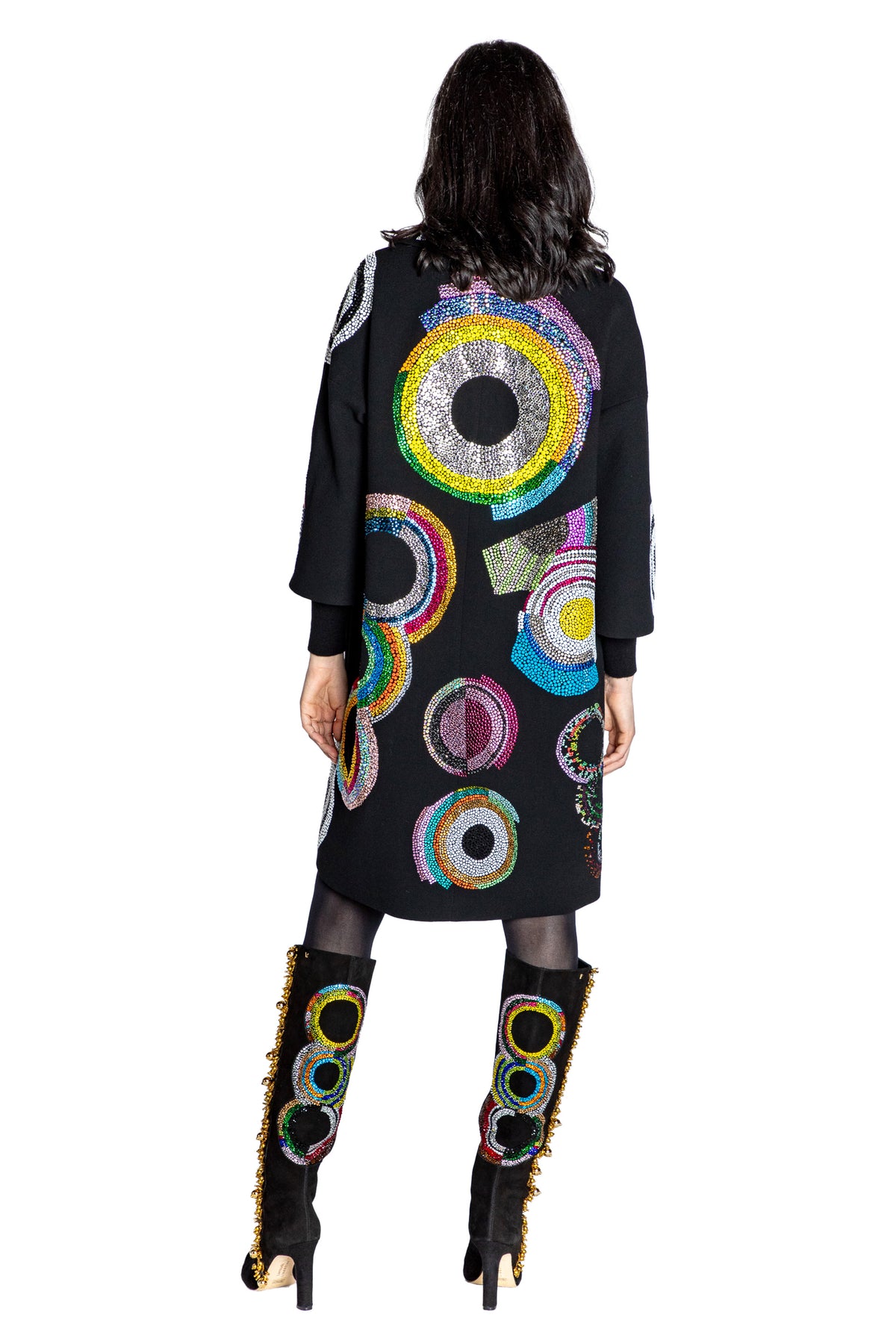 'SONIA CRYSTAL' PATCH POCKET COAT - - Libertine