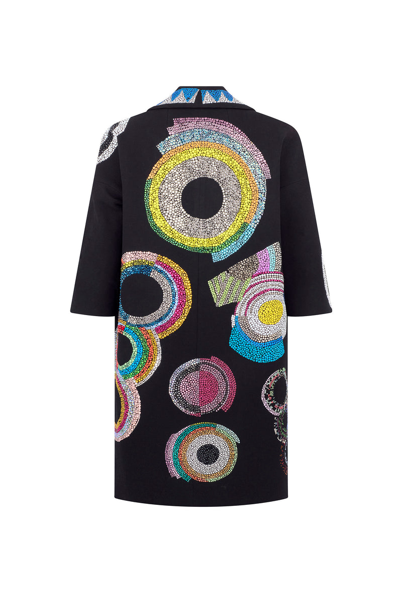 'SONIA CRYSTAL' PATCH POCKET COAT - - Libertine