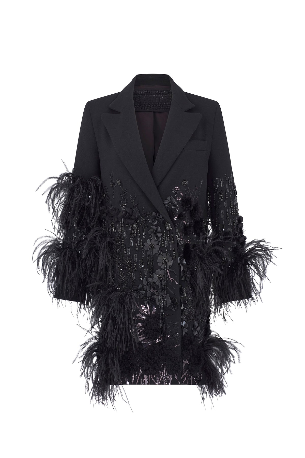 'LABYRINTH' WOMEN'S EMBELLISHED DOUBLE BREASTED COAT - - Libertine