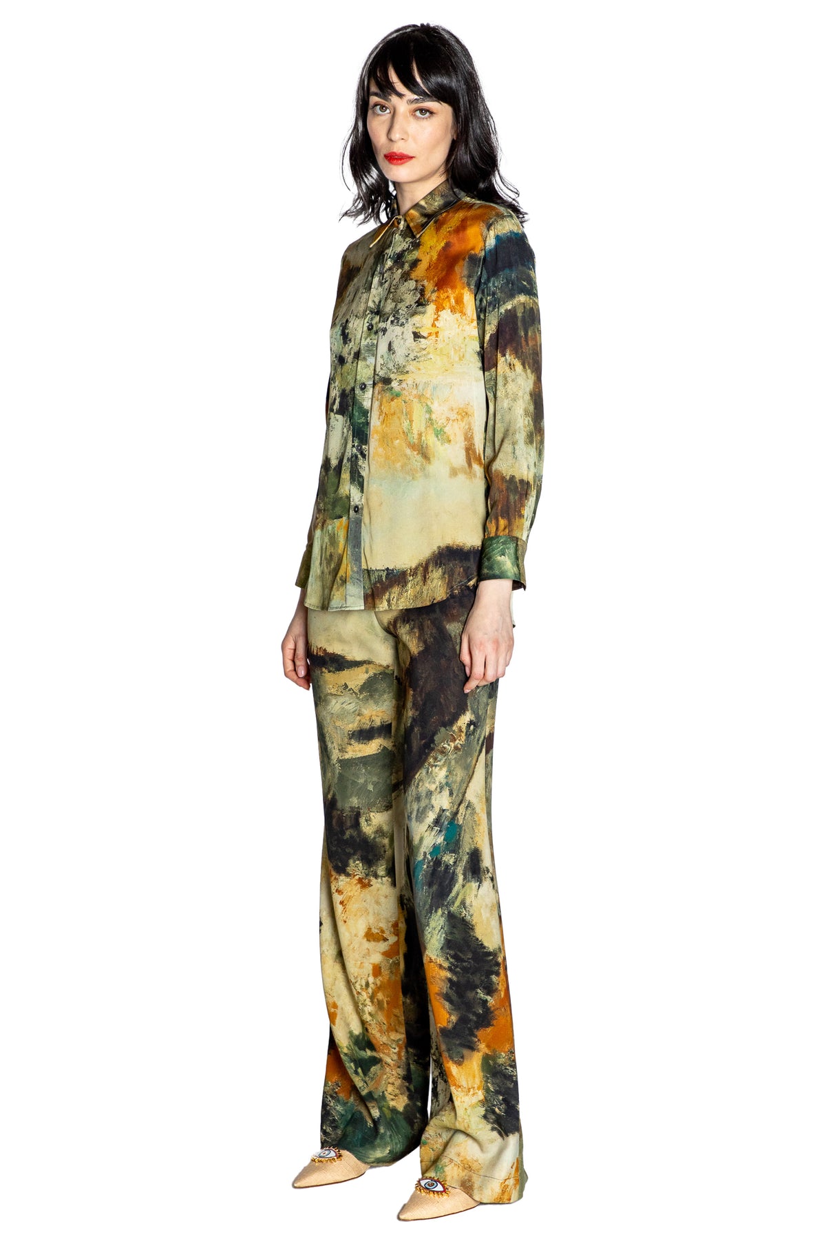 'MODERNIST LANDSCAPE' NEW CLASSIC SHIRT - - Libertine