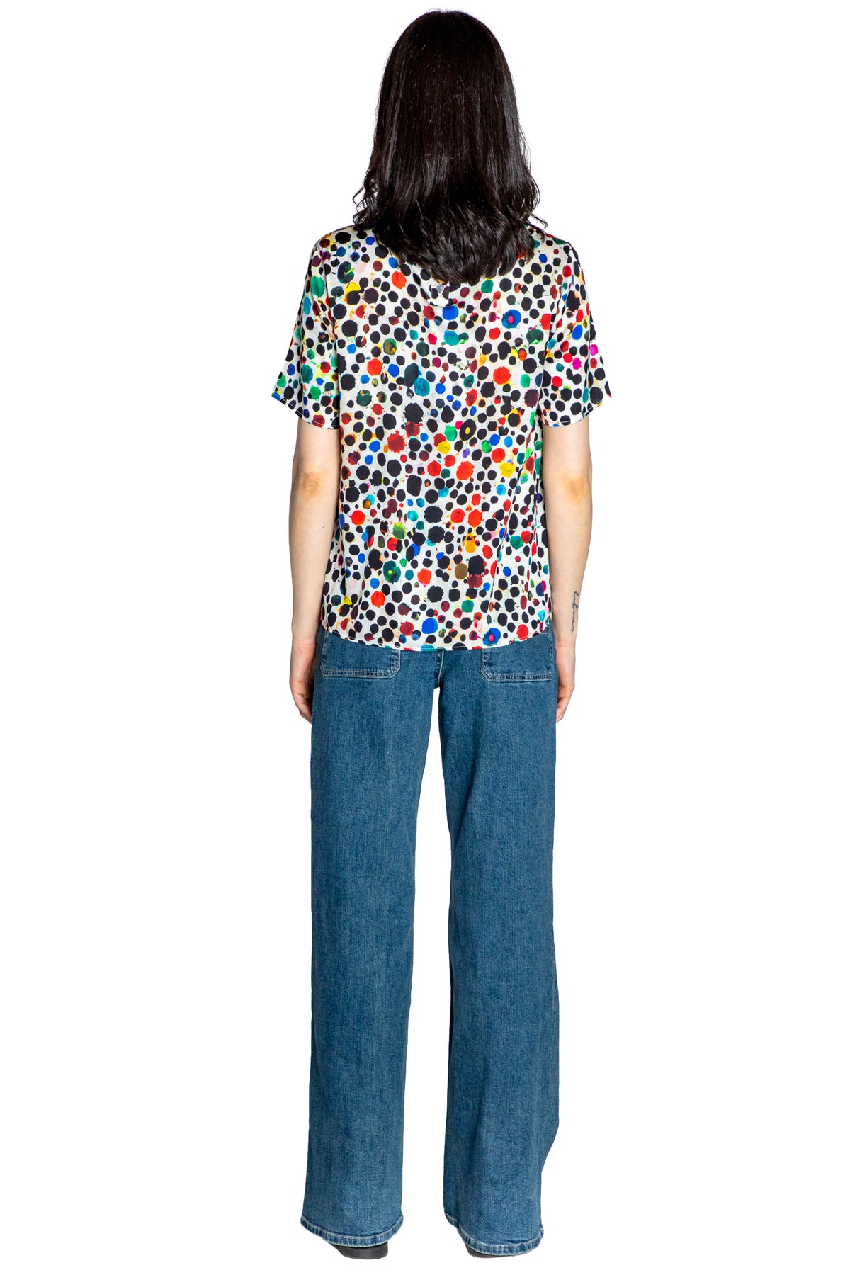 'ORPHEUS' SHORT SLEEVE BLOUSE - - Libertine