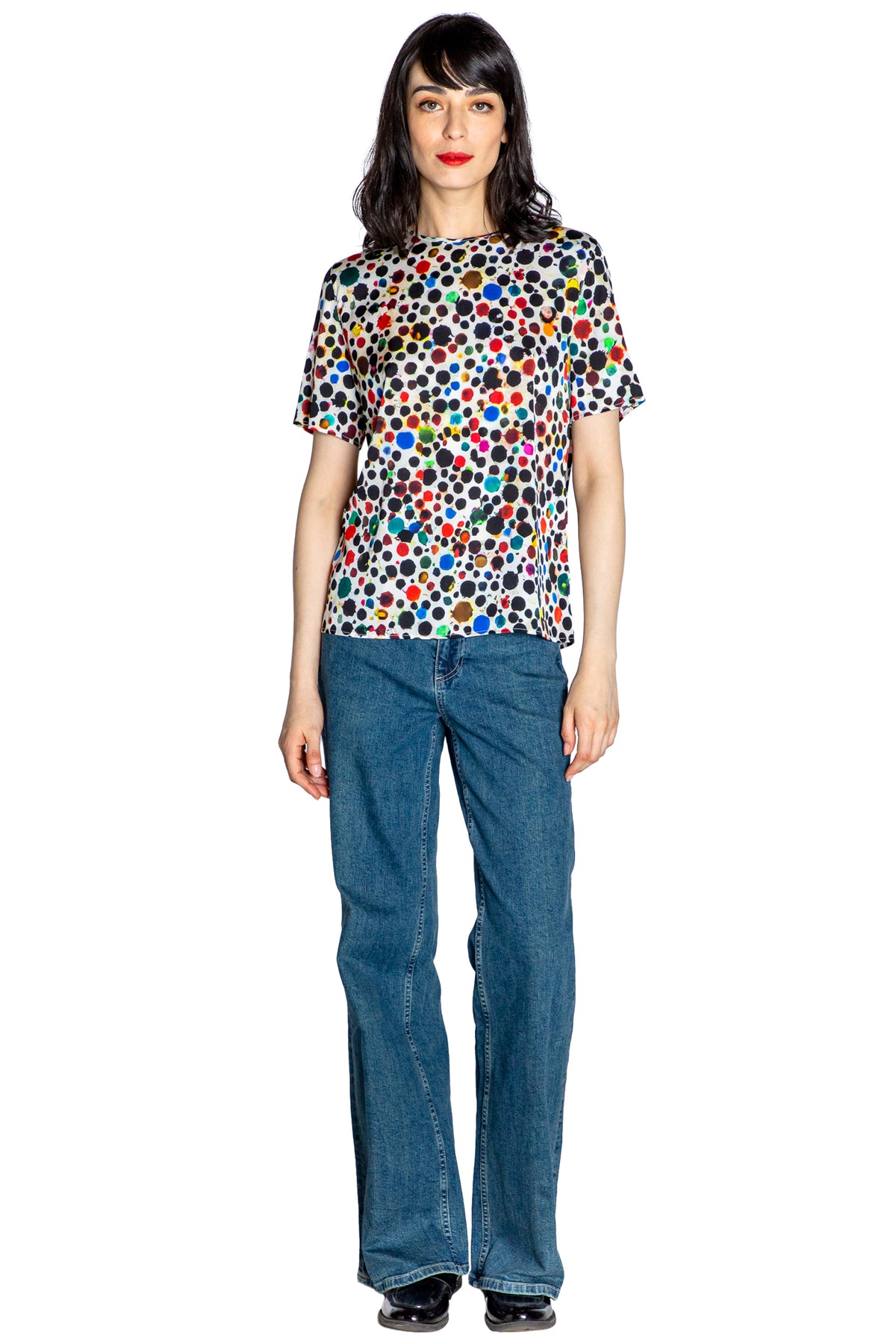 'ORPHEUS' SHORT SLEEVE BLOUSE - - Libertine