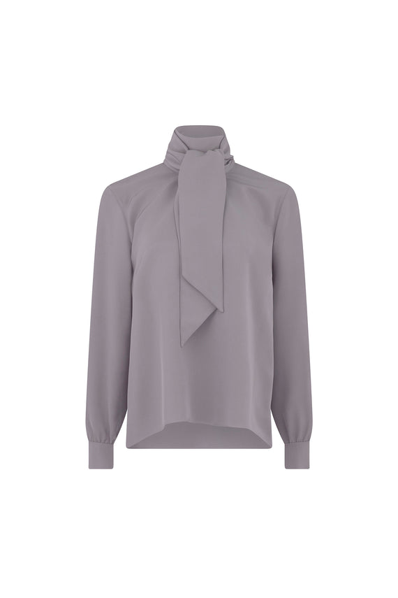 'PLATINUM' SLIM KEITH TIE BLOUSE - - Libertine - Main image
