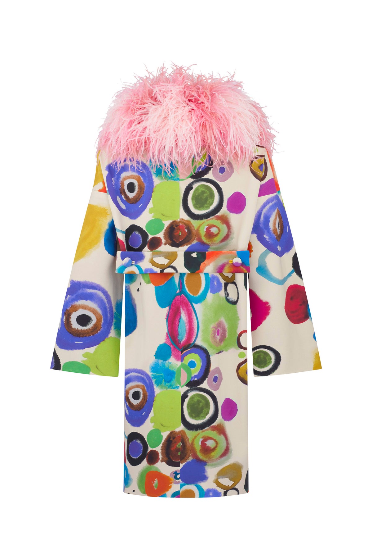 'JH GOUACHE' EMBELLISHED L/S PATCH POCKET COAT - - Libertine