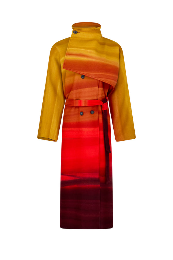 'CALIFORNIA SUNSET' NEW WAVE COAT - - Libertine