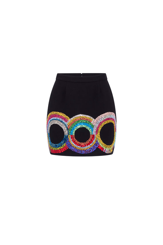 'SONIA CRYSTAL' MINI SKIRT - - Libertine - Main image