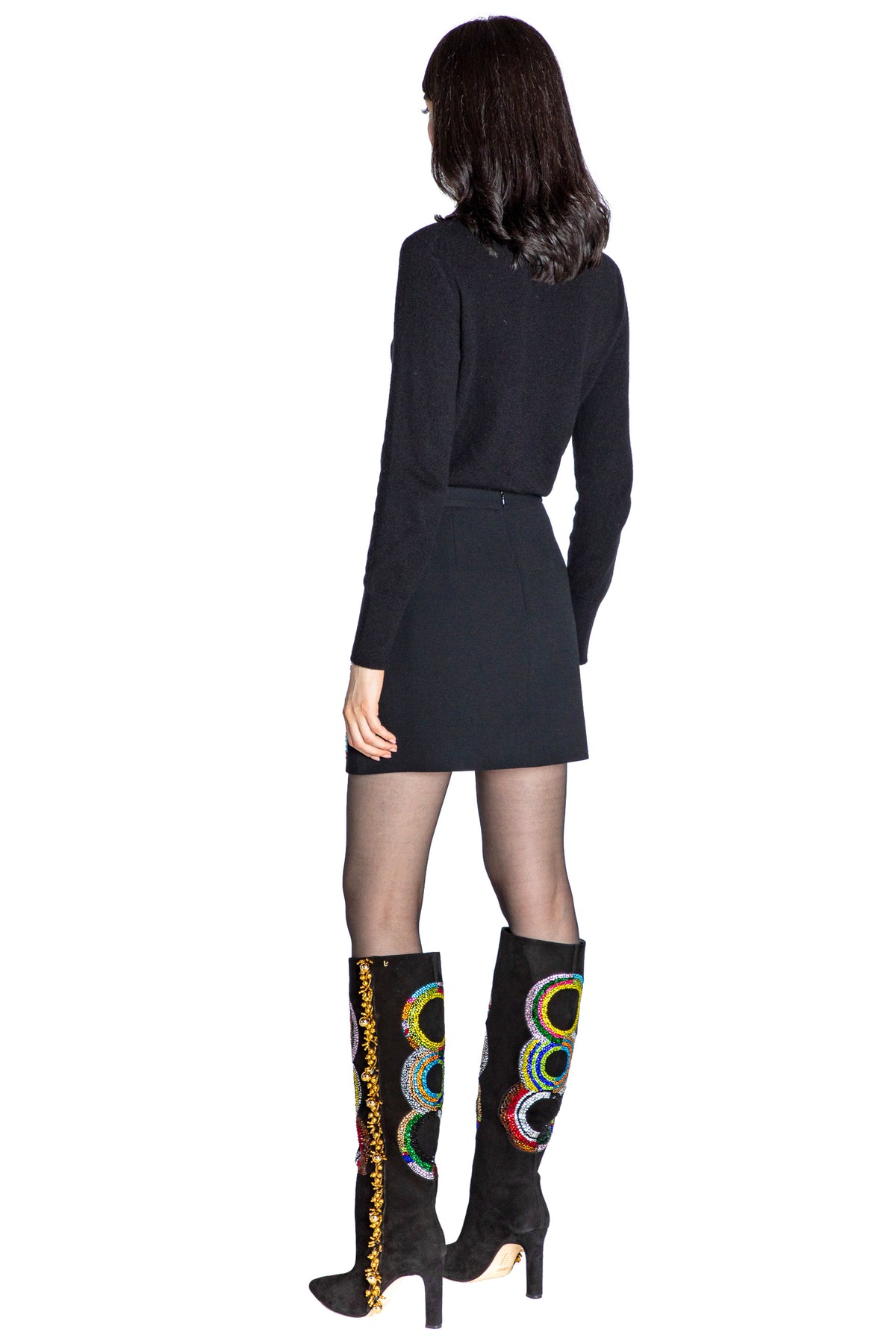 'SONIA CRYSTAL' MINI SKIRT - - Libertine