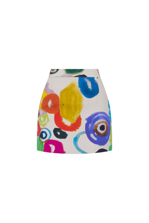 'JH GOUACHE' SLIM MINI SKIRT