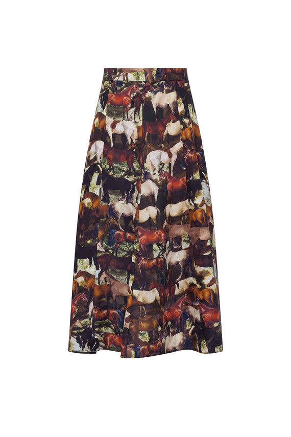 'TAKE THE REINS' TULIP SKIRT - - Libertine - Main image