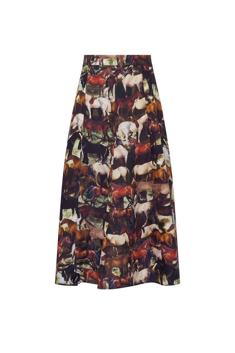 'TAKE THE REINS' TULIP SKIRT - - Libertine