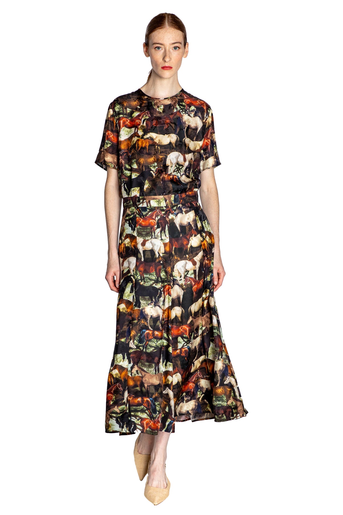 'TAKE THE REINS' TULIP SKIRT - - Libertine
