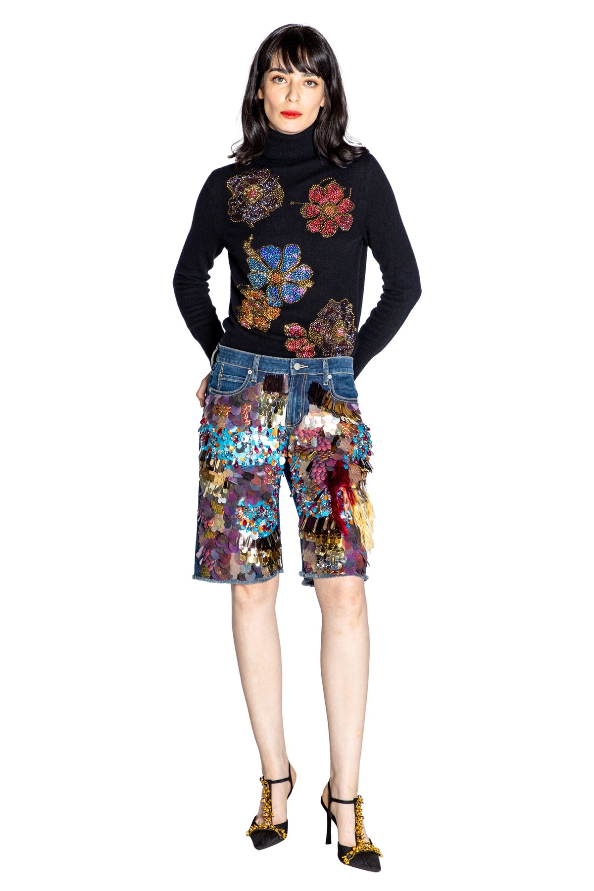 'DRAGON' BOYFRIEND SHORT - - Libertine