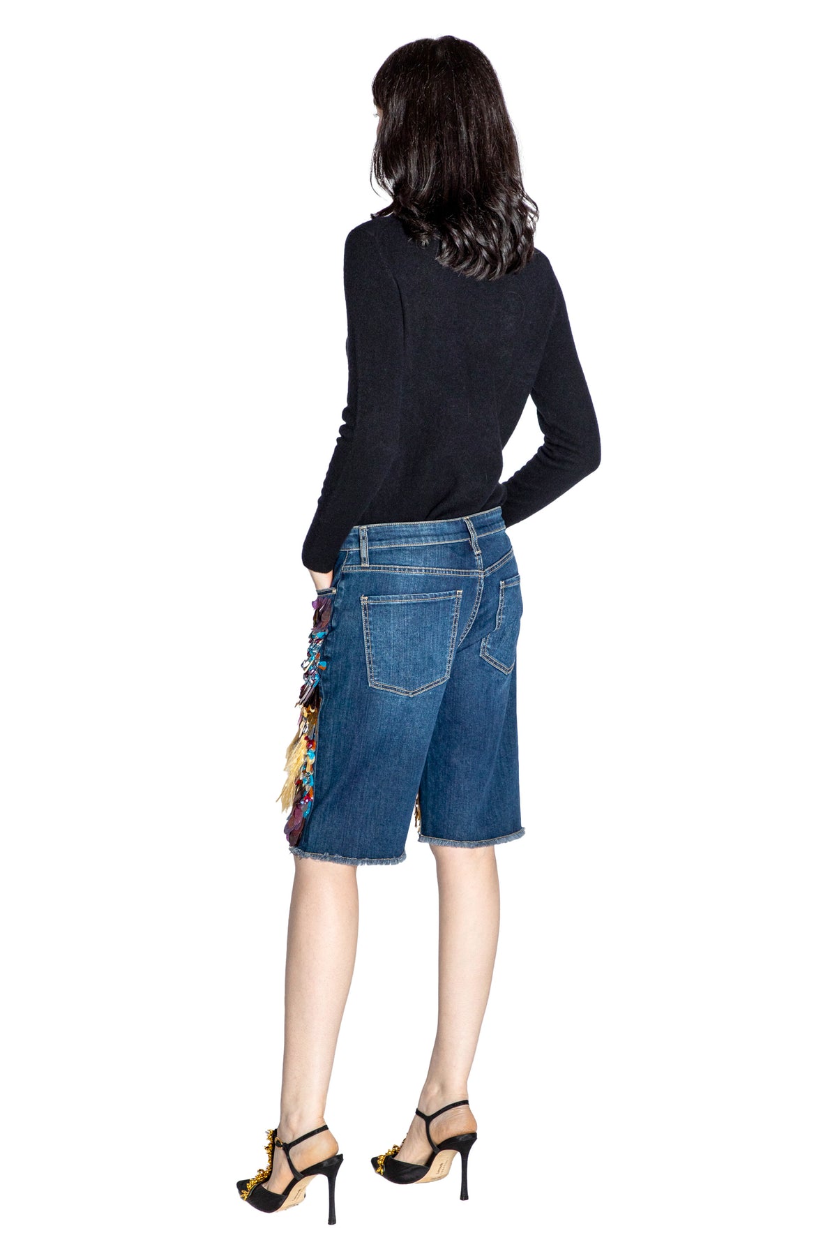 'DRAGON' BOYFRIEND SHORT - - Libertine