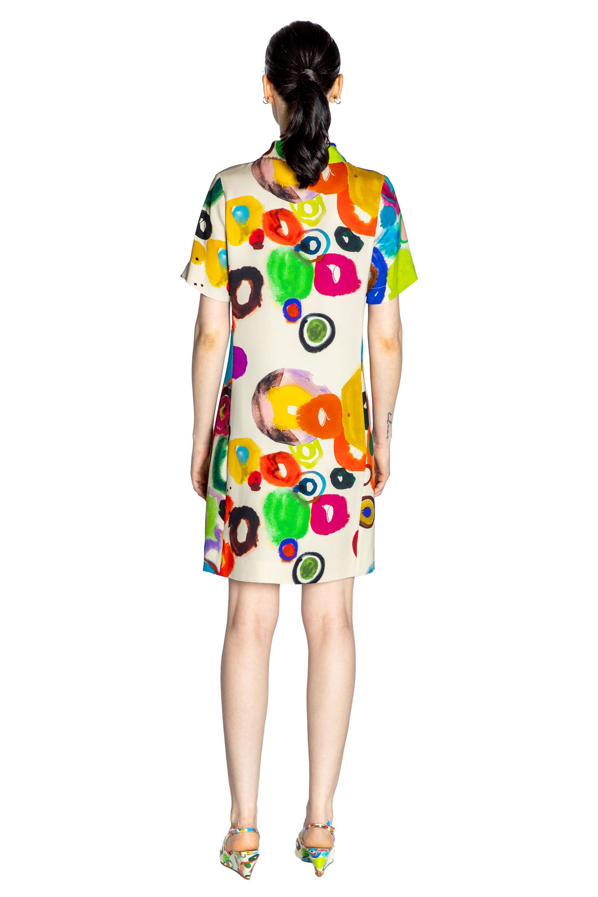 'JH GOUACHE' POLO DRESS - - Libertine