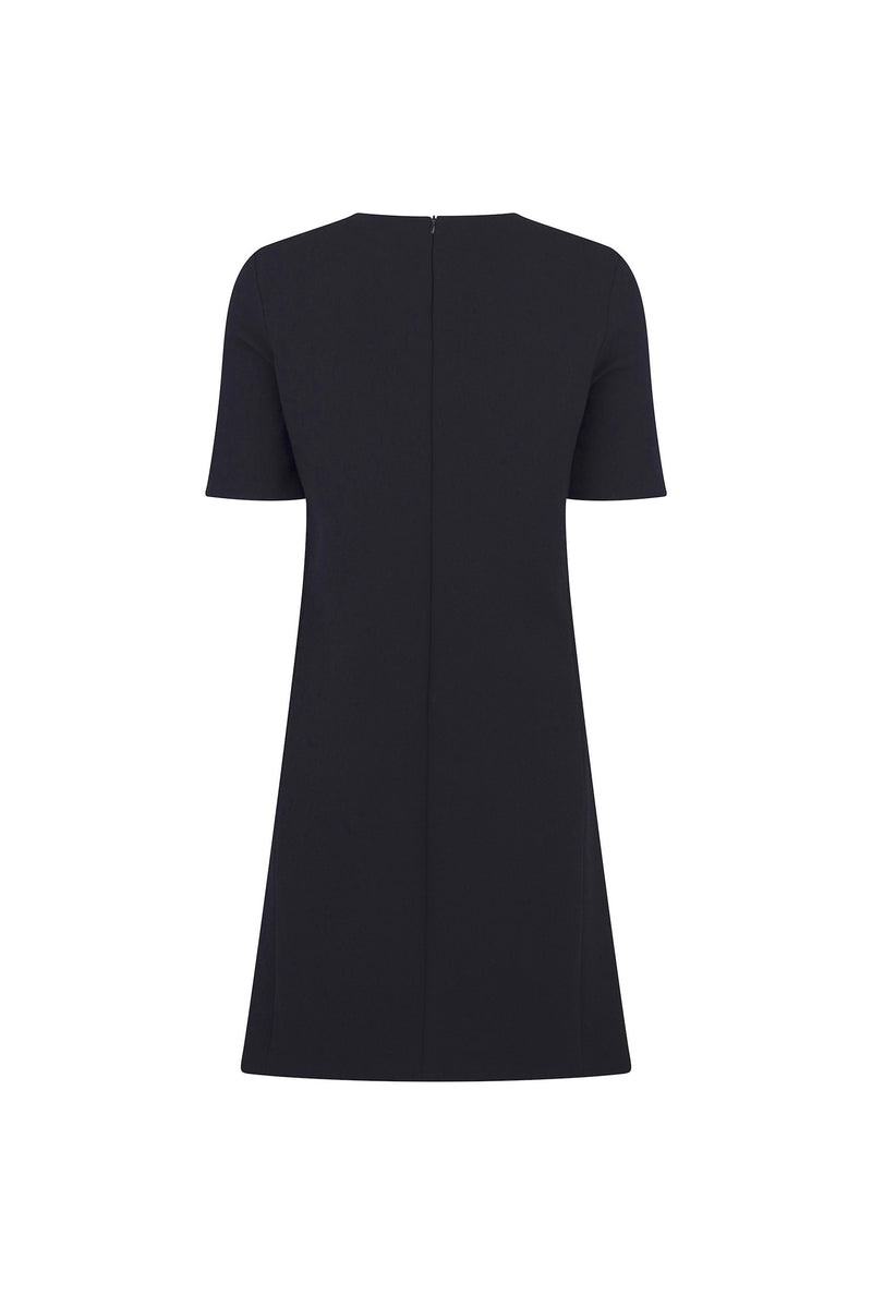 'SONIA CRYSTAL' SHORT SLEEVE SHIFT DRESS - - Libertine