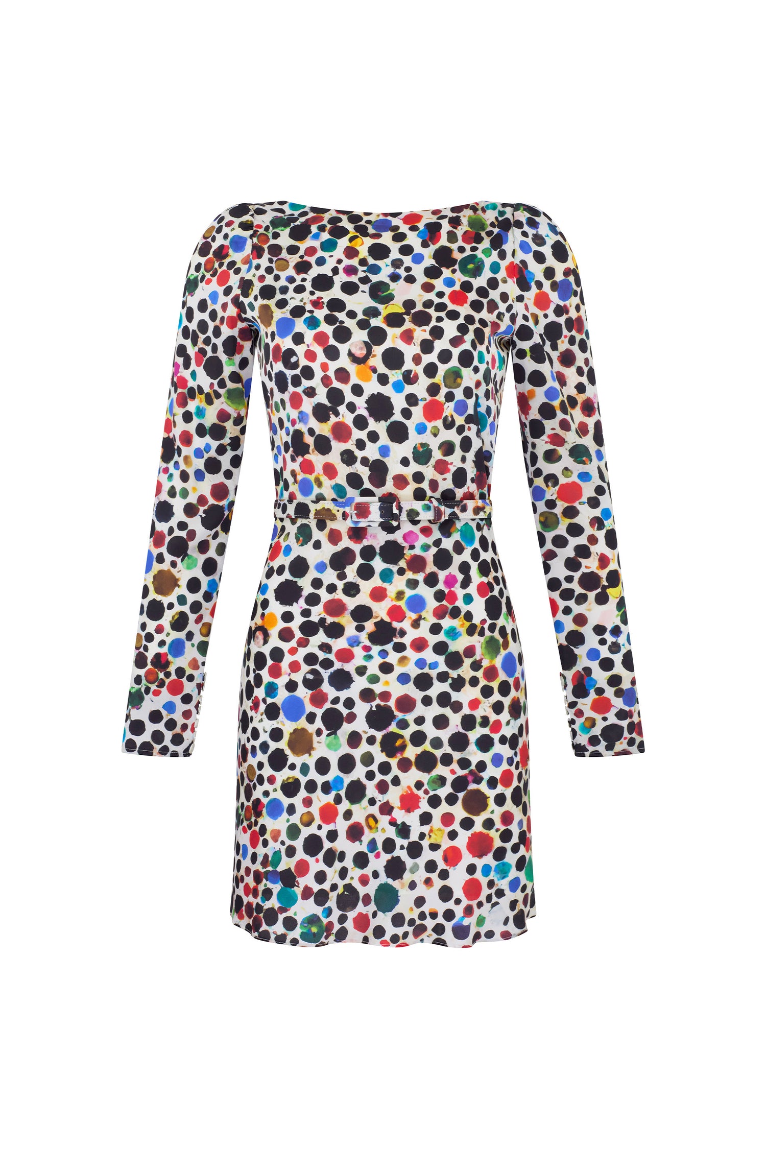 'ORPHEUS' BELTED LOOK BACK MINI DRESS - - Libertine