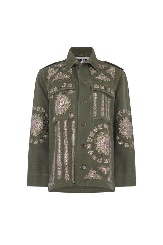 'ATHENA' VINTAGE FRENCH MILITARY JACKET - - Libertine - Main image