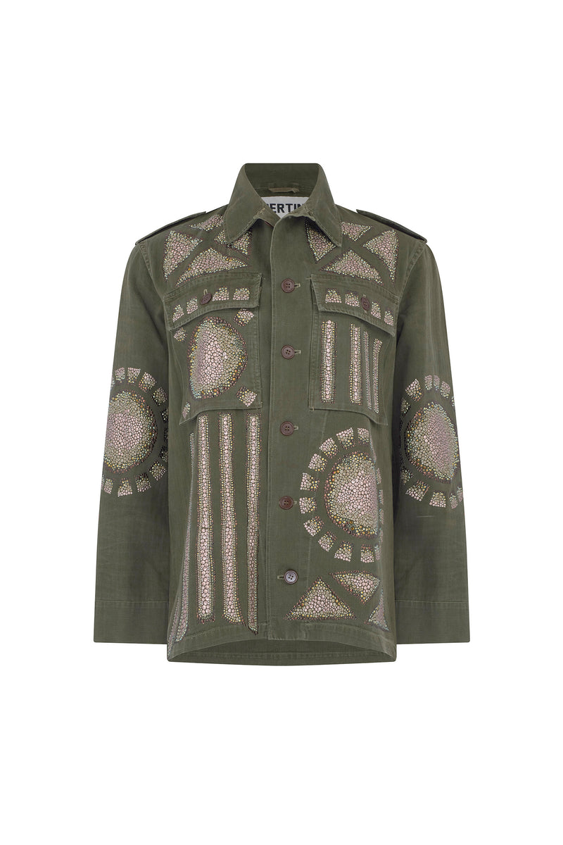 'ATHENA' VINTAGE FRENCH MILITARY JACKET - - Libertine