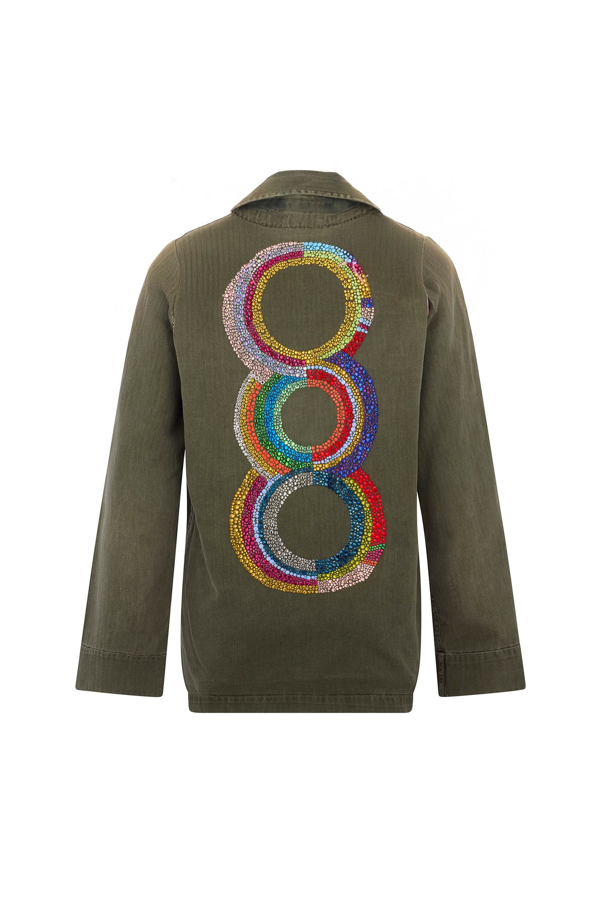 'SONIA CRYSTAL' VINTAGE FRENCH MILITARY JACKET - - Libertine