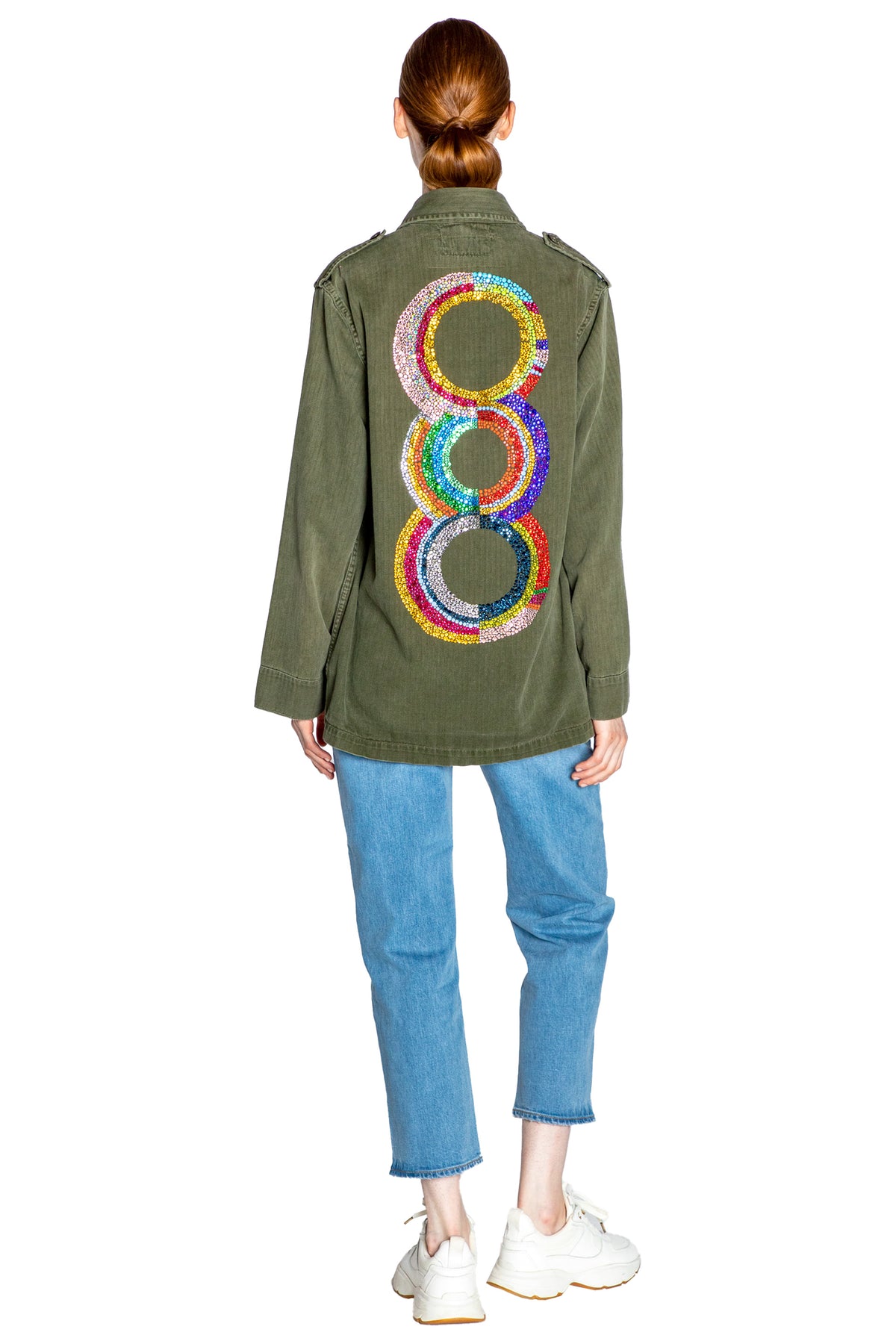 'SONIA CRYSTAL' VINTAGE FRENCH MILITARY JACKET - - Libertine