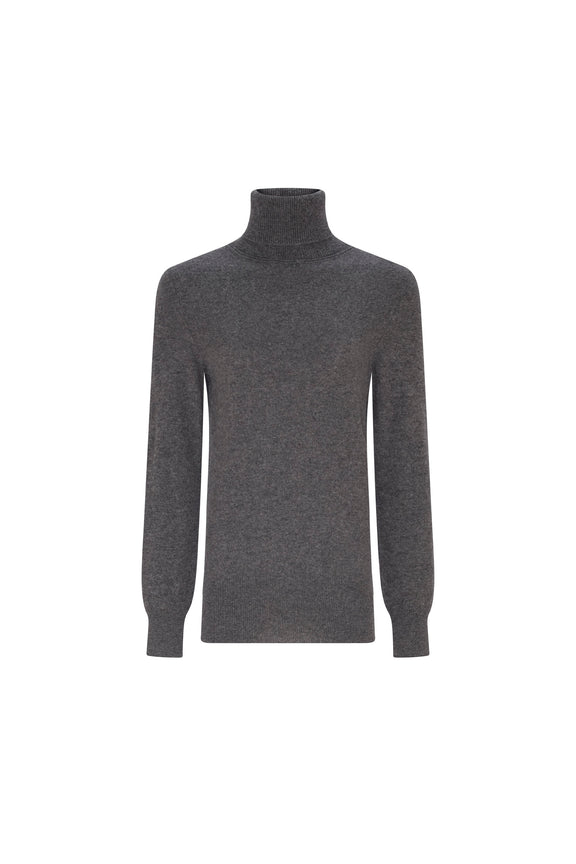'CASHMERE' SLIM TURTLENECK - - Libertine
