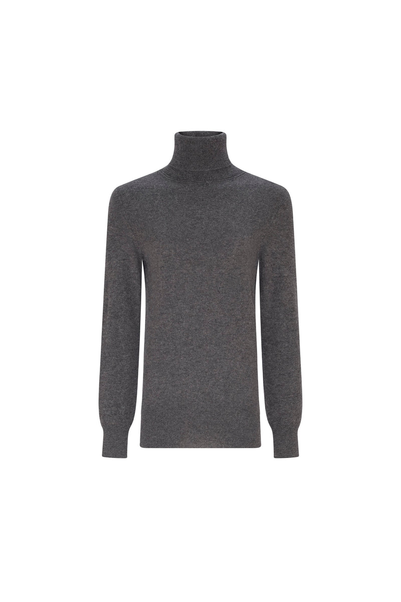 'CASHMERE' SLIM TURTLENECK - - Libertine