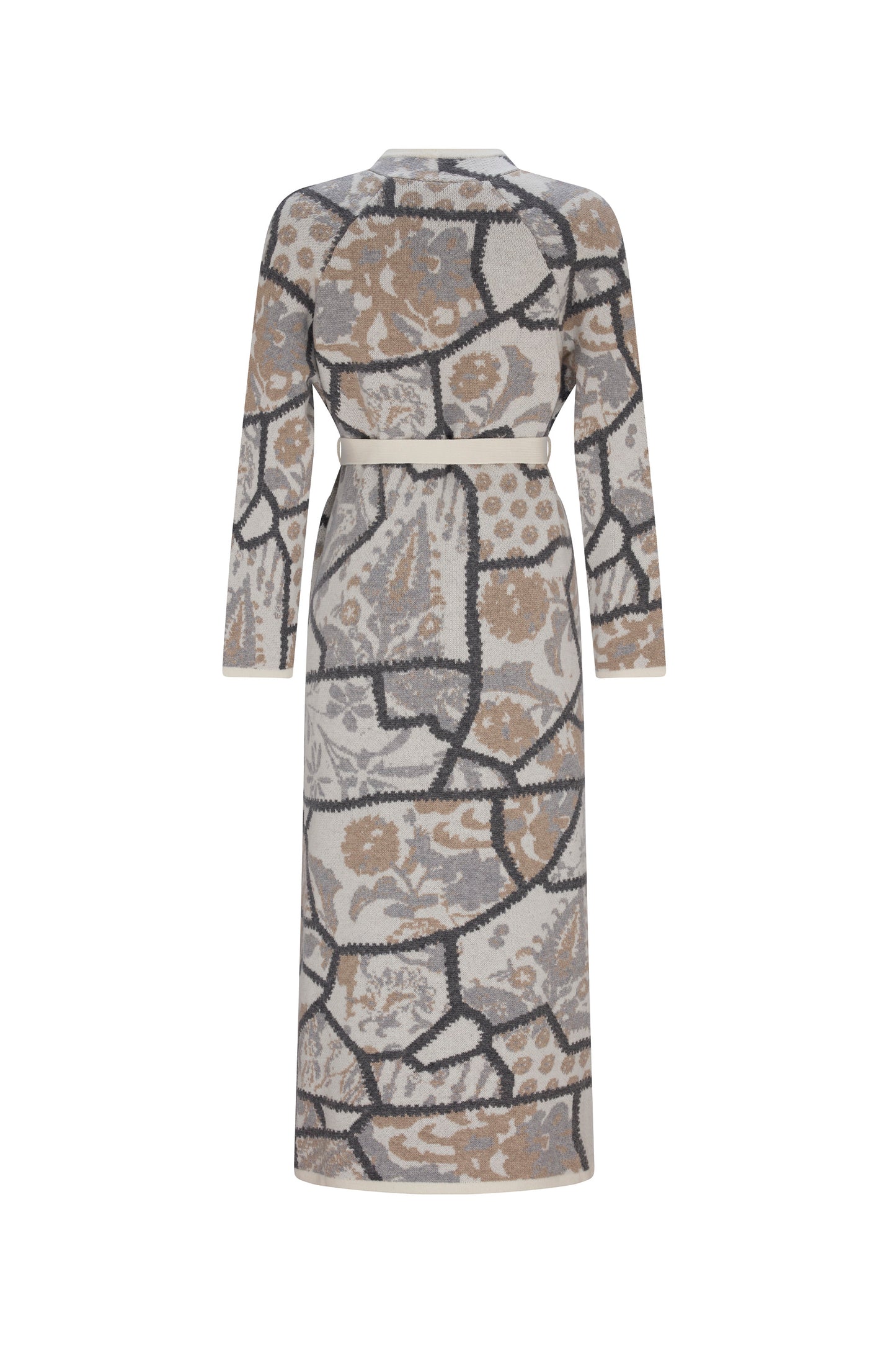 'HOTCH POTCH REDUX' LONG SLIM BELTED CARDIGAN
