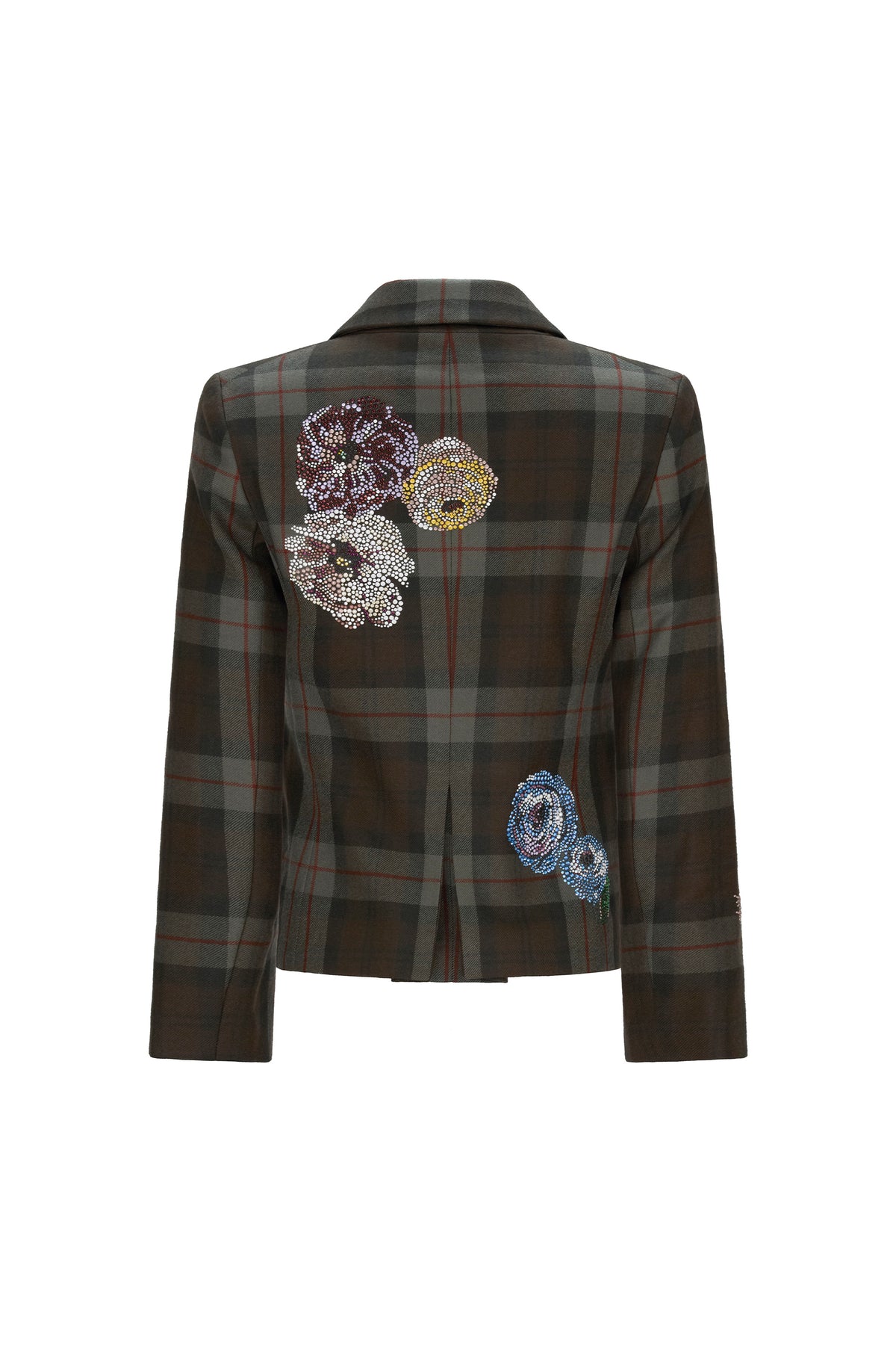 'SCOTTISH ROSE DIAMANTE' CLASSIC JACKET - - Libertine