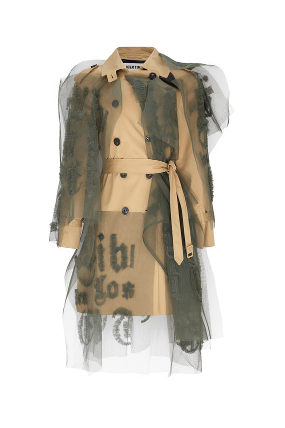 'GHOST' TRENCH COAT - Main image
