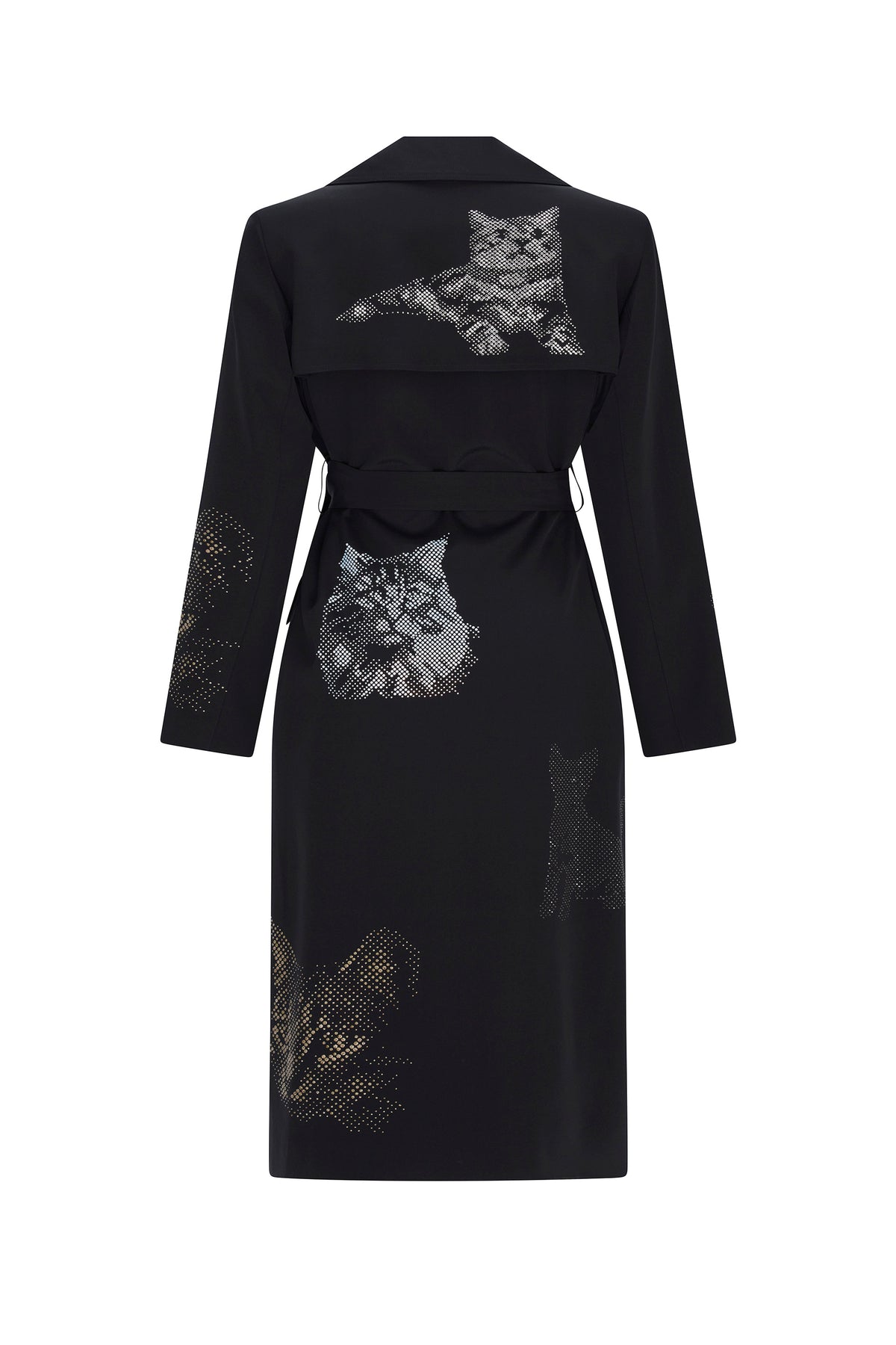'PURRRTY PLEASE' LONG TRENCH COAT - - Libertine