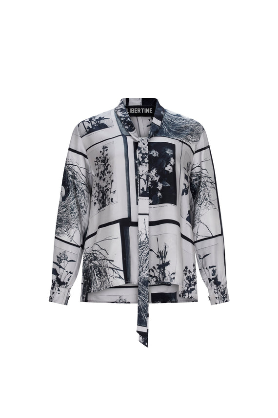 'NEST' BABE PALEY TIE BLOUSE - Main image