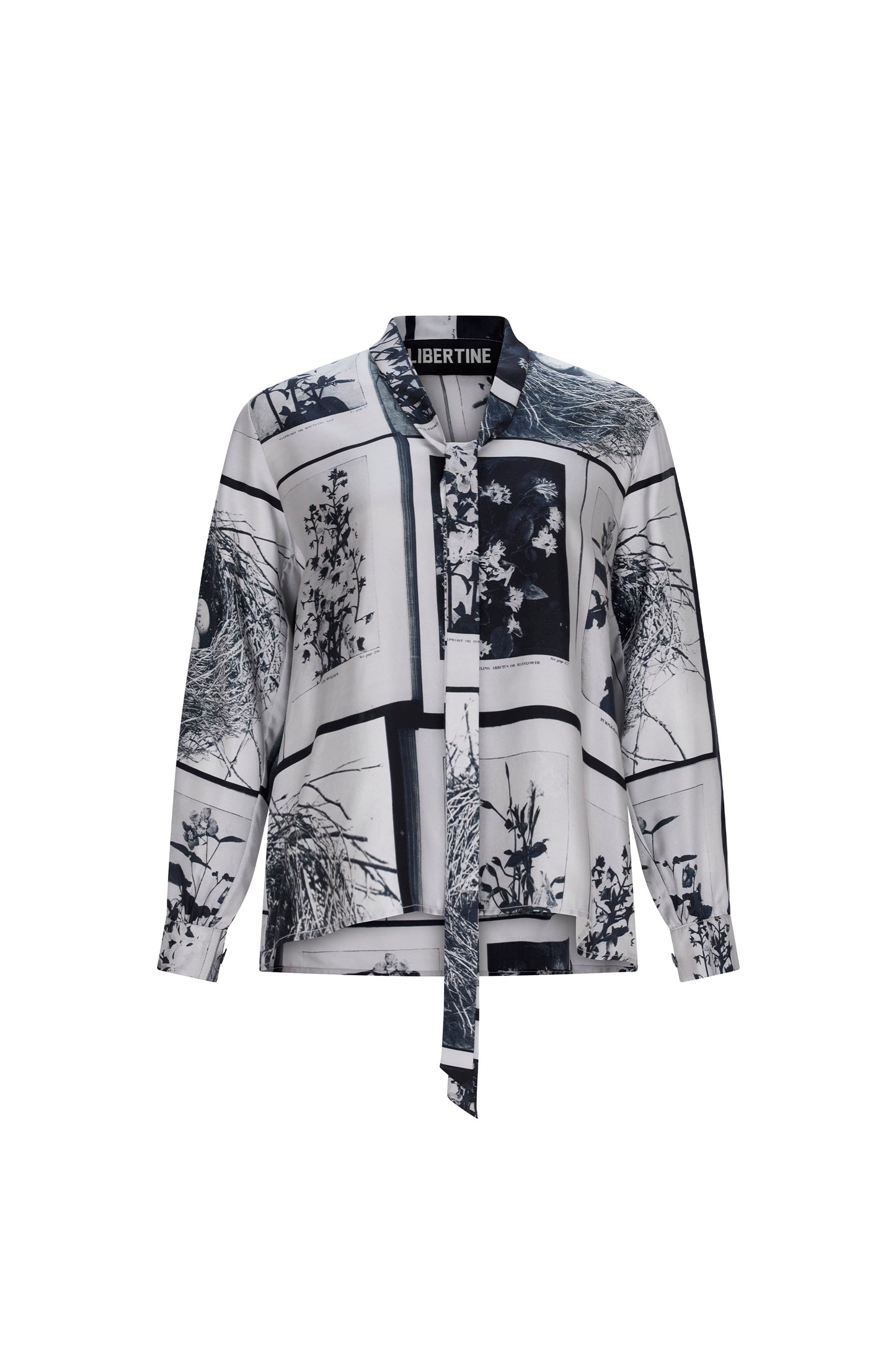 'NEST' BABE PALEY TIE BLOUSE