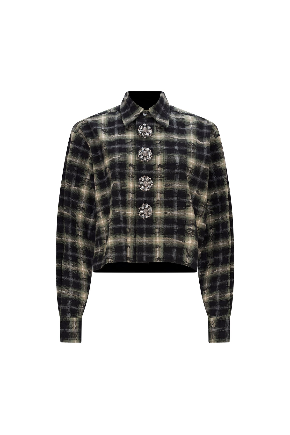 'DISTRESSED FLANNEL' FRANKIE SHIRT - - Libertine