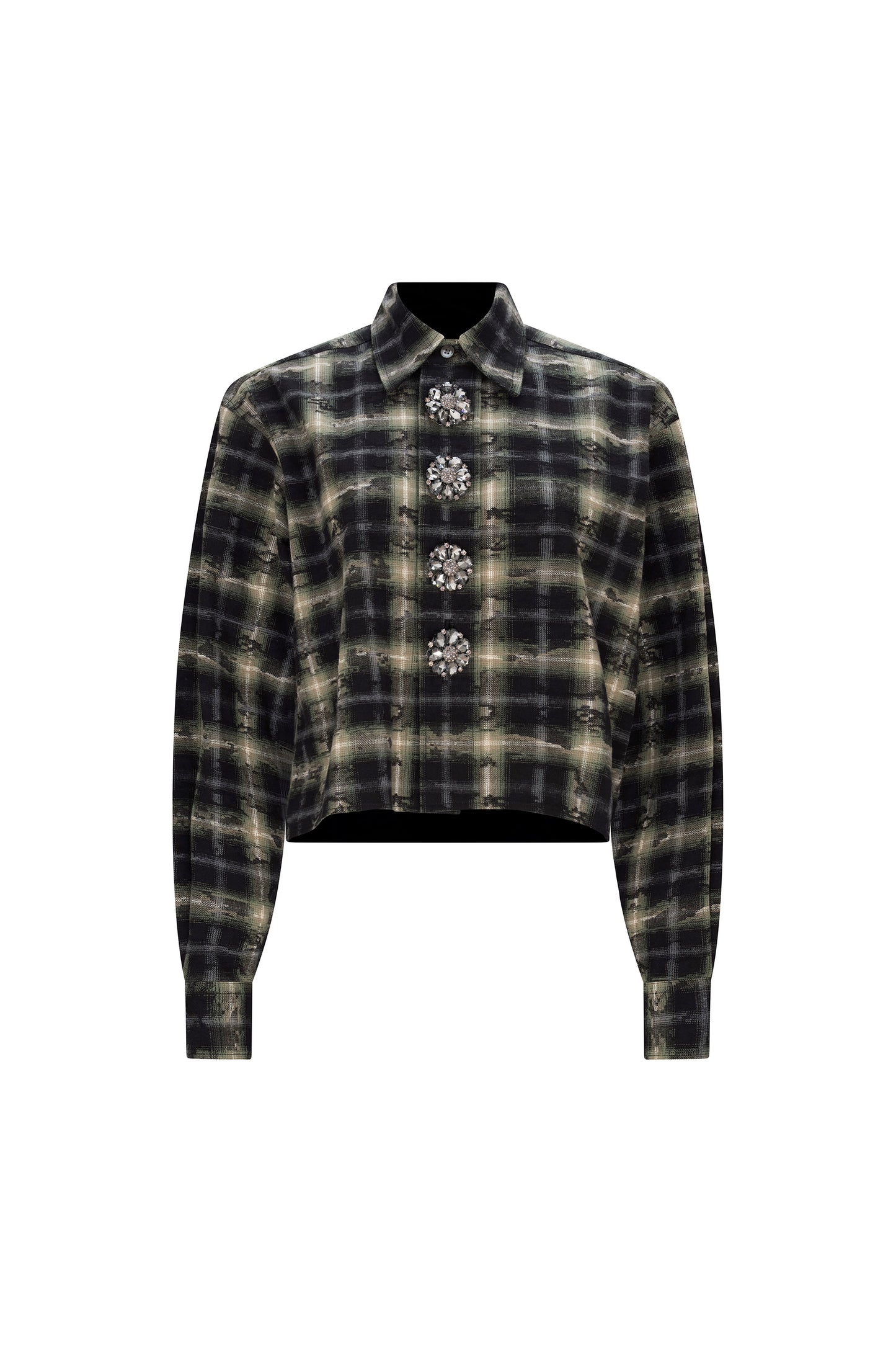 'DISTRESSED FLANNEL' FRANKIE SHIRT - - Libertine