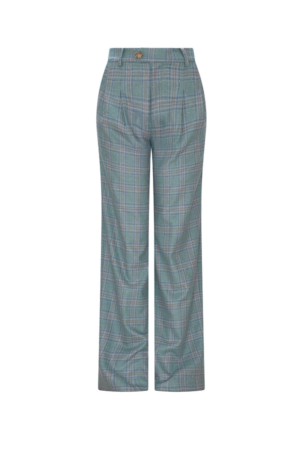 'STARDUST' TEAL BAGGY TROUSER - - Libertine
