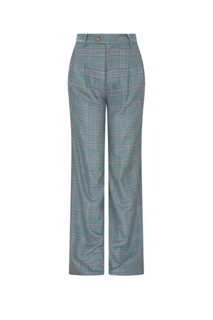 'STARDUST' TEAL BAGGY TROUSER