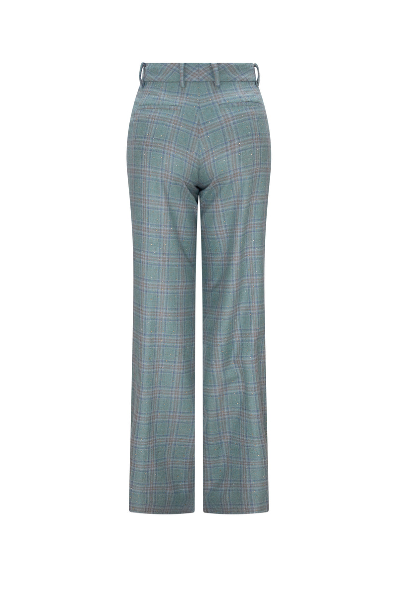 'STARDUST' TEAL BAGGY TROUSER - - Libertine