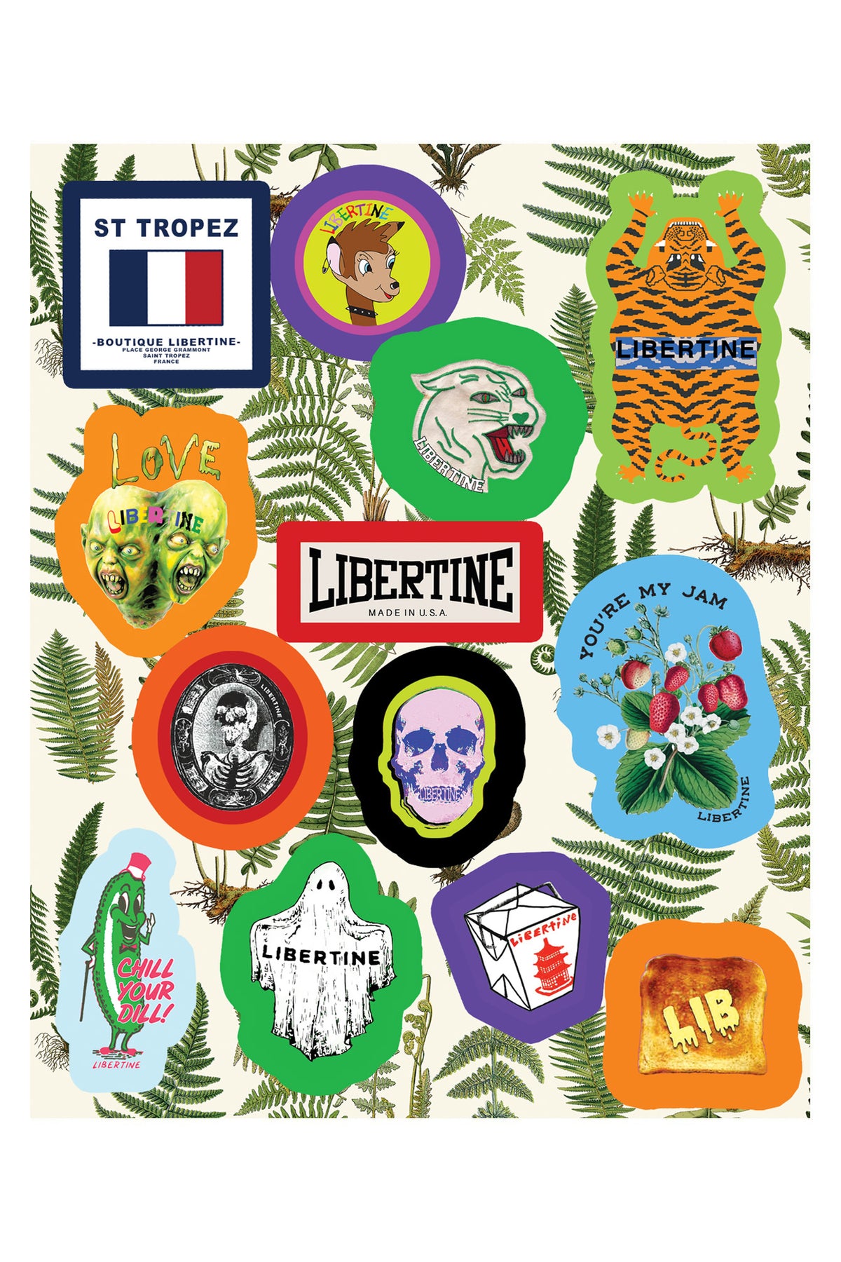 FERNIE BEST OF STICKER SHEET - - Libertine