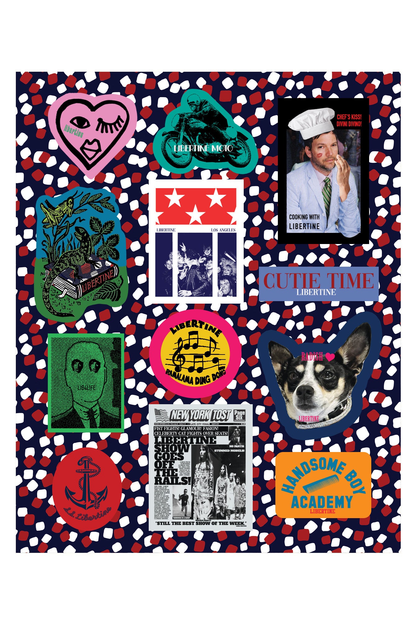 SPRING 2024 STICKER SHEET -  - Libertine