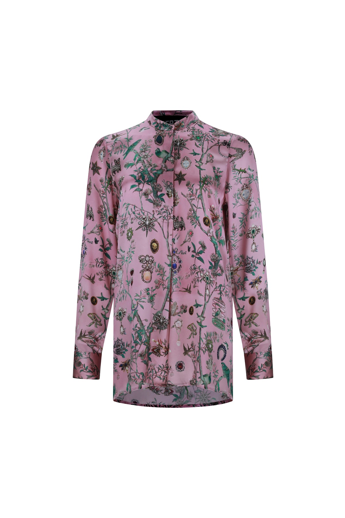 'PAULINE DE ROTHSCHILD' SILK TUNIC BLOUSE -  - Libertine
