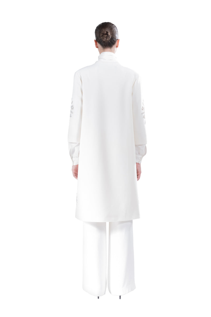 'PAISLEY FLORETTES' DUSTER COAT - - Libertine