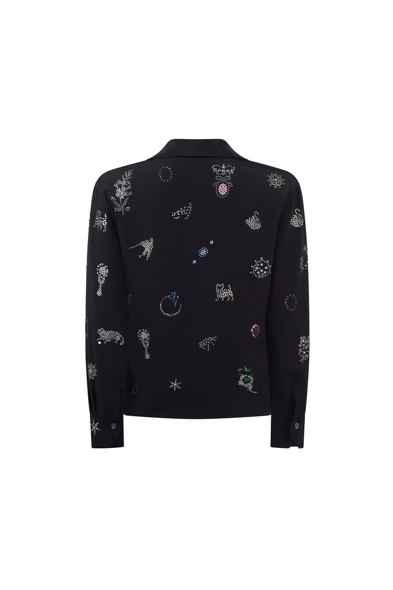 'VICTORIAN PINS' PJ BLOUSE - - Libertine