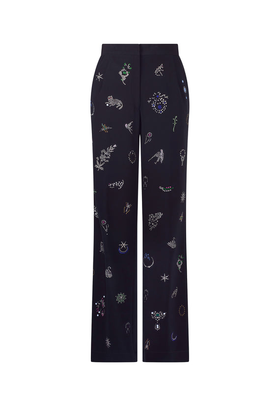 'VICTORIAN PINS' WIDE LEG TROUSERS - - Libertine - Main image