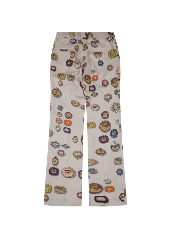 'IVORY LOVERS EYES' TROUSER -  - Libertine