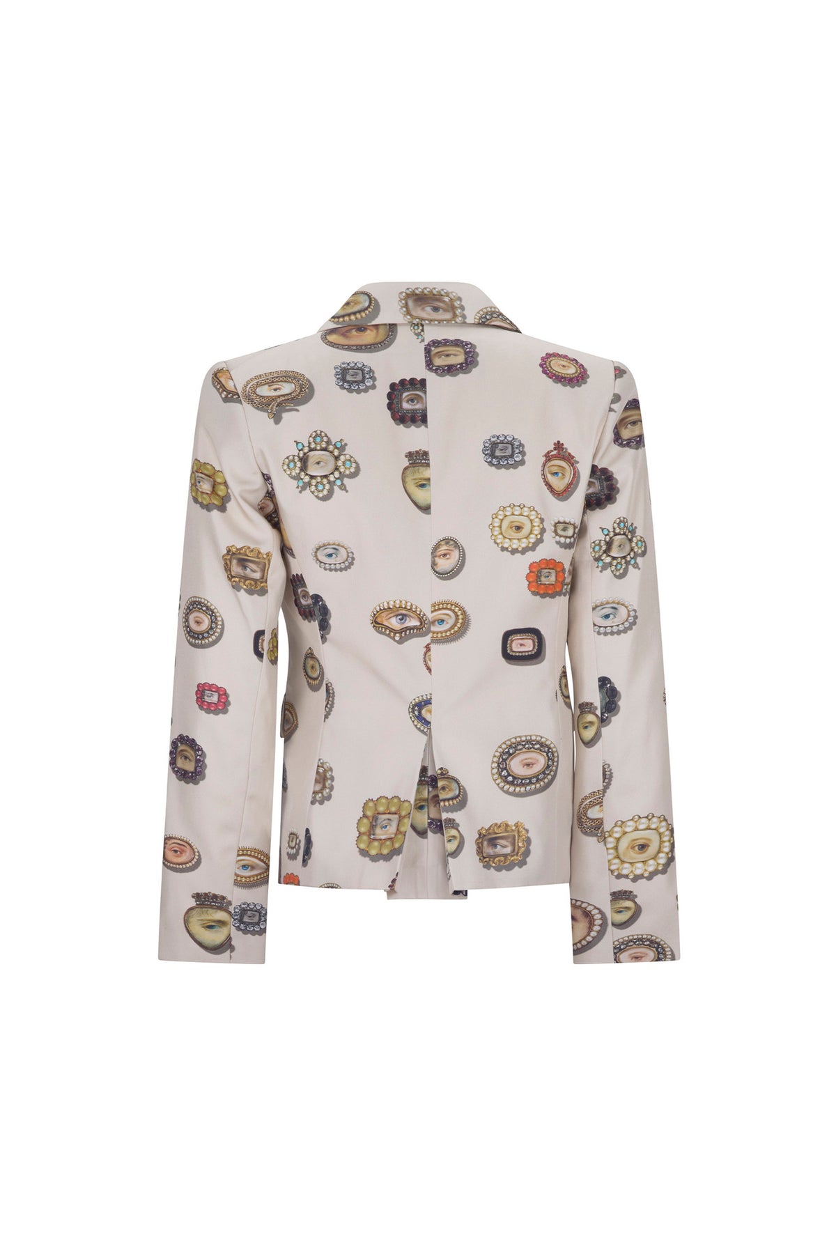 'IVORY LOVERS EYES' L/S SHORT JACKET - - Libertine