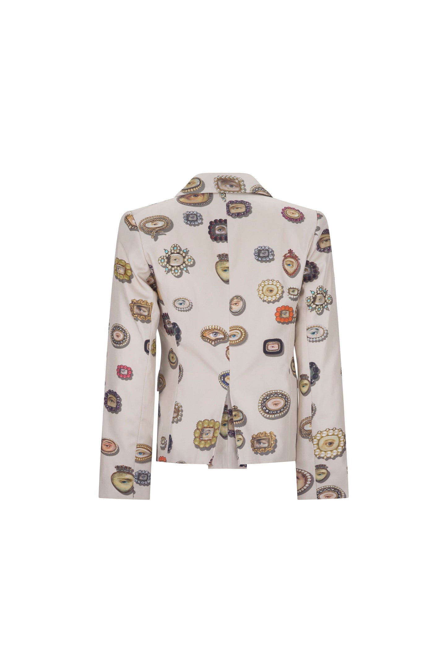 'IVORY LOVERS EYES' L/S SHORT JACKET - - Libertine