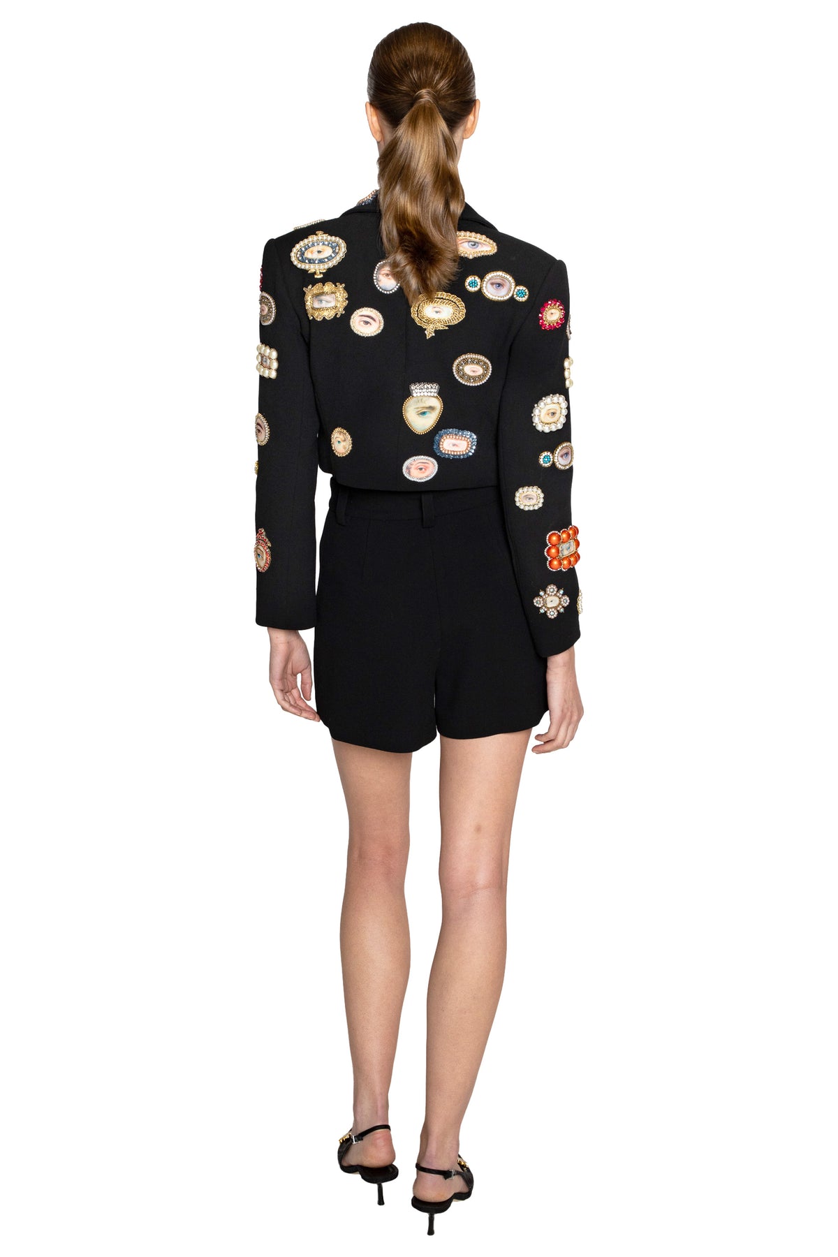 'LOVERS EYE REDUX' EMBELLISHED MARGARET JACKET - - Libertine