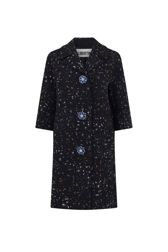 'METEOR SHOWER' PATCH POCKET COAT - - Libertine - Main image