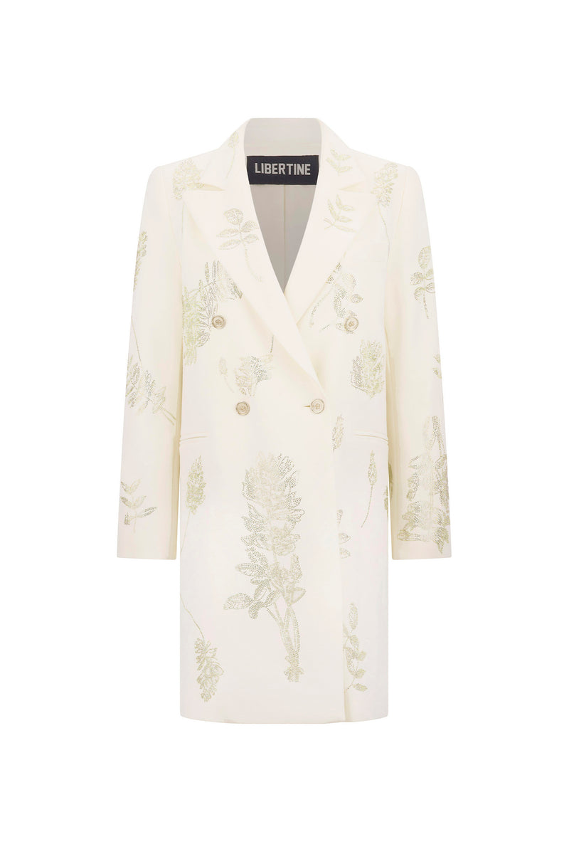 'ELIZABETH ST GARDEN' DOUBLE BREASTED COAT - - Libertine