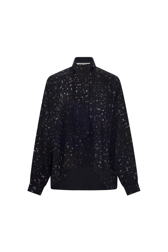 'METEOR SHOWER' TIE BLOUSE - - Libertine - Main image